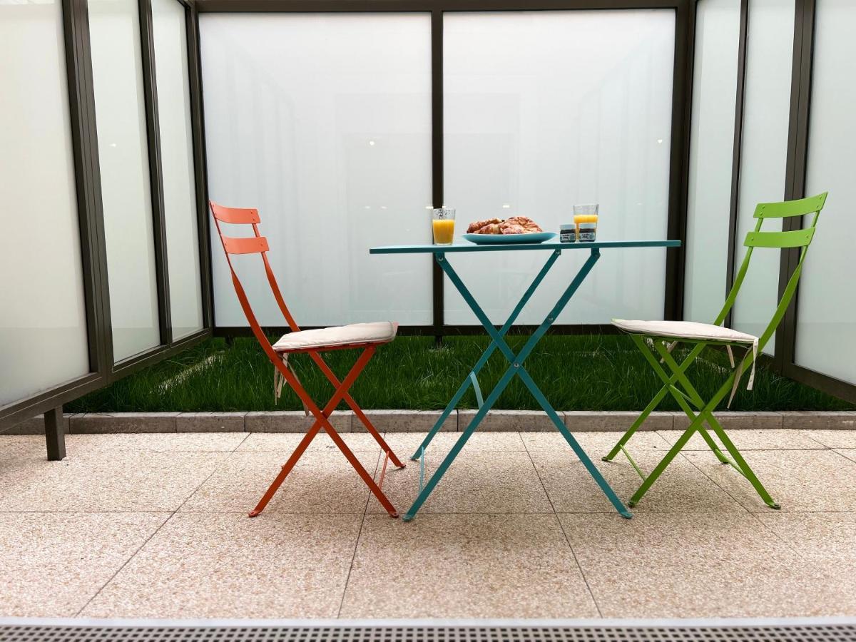 Studio Spacieux 4 Personnes Avec Terrasse Privee & Bureau - Gare A 4Min, Paris En 30Min Villiers-sur-Marne Ngoại thất bức ảnh